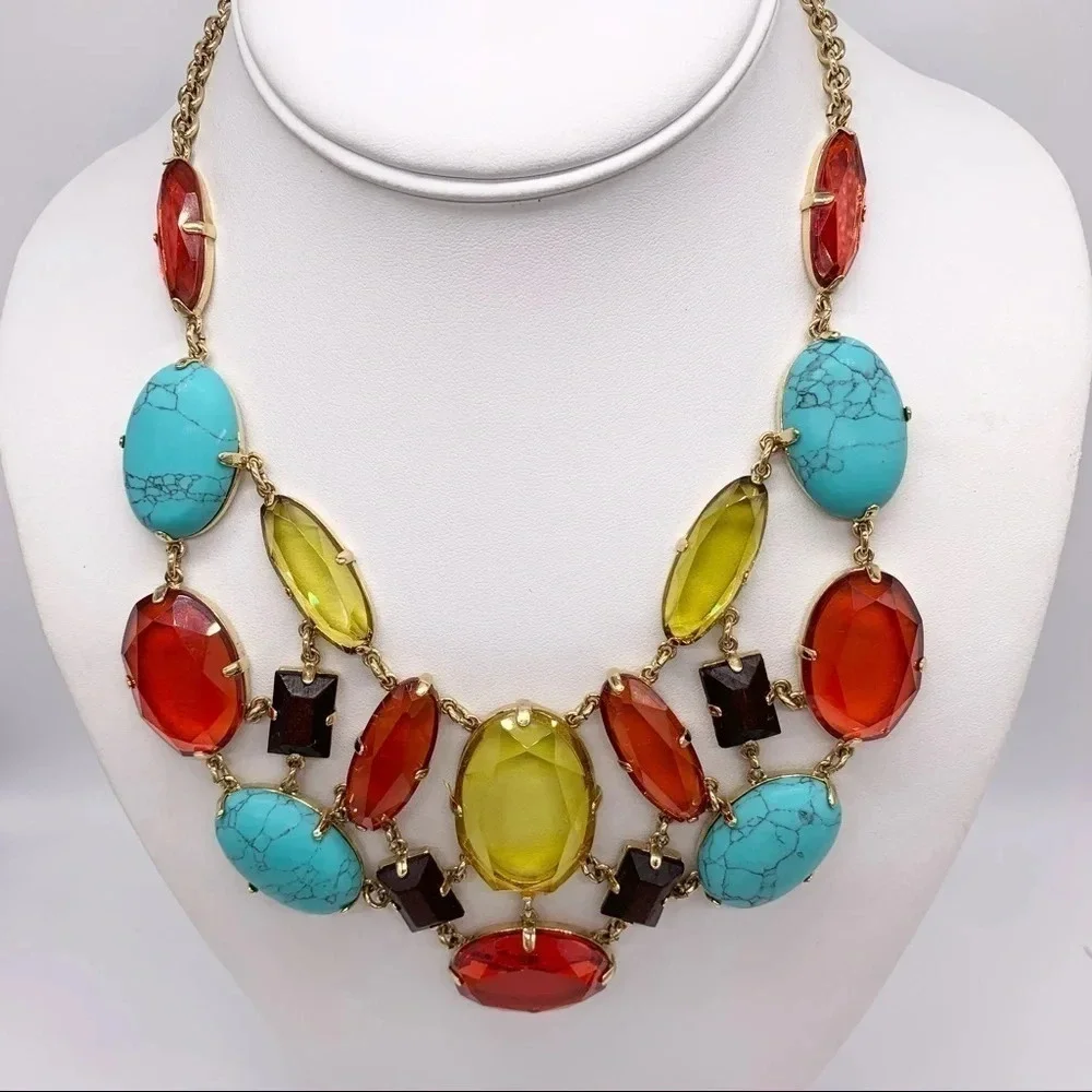 Kate Spade Kahina May Jeweled Necklace